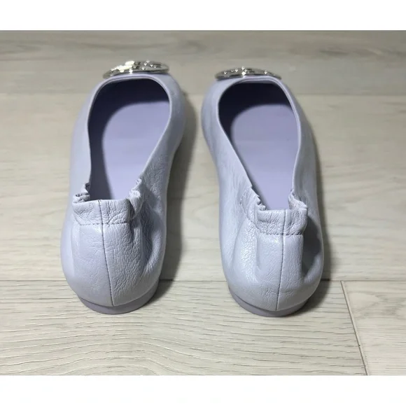 NEW Tory Burch  Claire Ballet
Flats Leather Logo Spring
Lavender Lilac - Picture 6 of 9